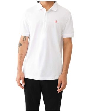 True Religion Short-Sleeved Polo Shirt - White