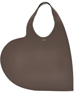 Coperni Heart Tote Bag - Brown