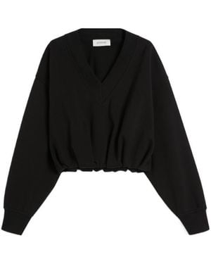 Sportmax V-Neck Sweater - Black