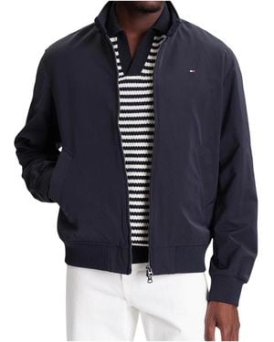 Tommy Hilfiger Long-Sleeved Zip-Up Jacket - Blue