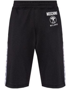 Moschino Question Mark Bermuda Shorts - Blue