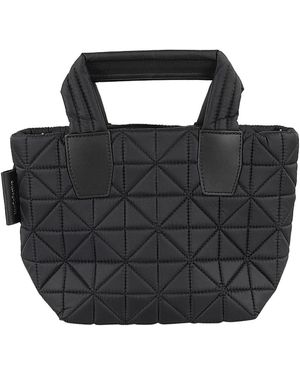 VEE COLLECTIVE Panelled-Design Tote Bag - Black