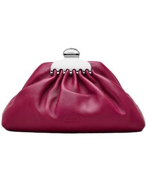 Marc Jacobs Small Claw Clip Clutch Bag - Purple