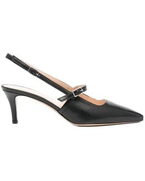 P.A.R.O.S.H. 60Mm Leather Slingback Pumps - Multicolor