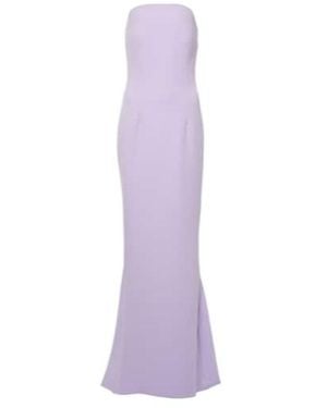 Safiyaa Crepe Dress - Purple