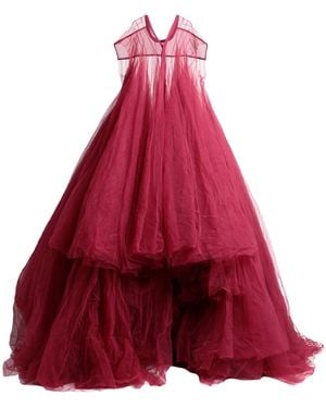 Rick Owens Simple Wedding Maxi Dress - Red