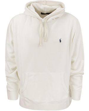 Ralph Lauren Polo The Rl Fleece Hoodie - White