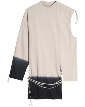 Y-3 Dip-Dye Effect T-Shirt - White