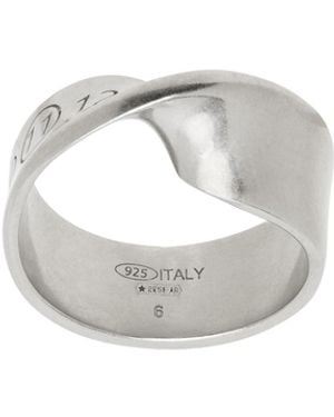 Maison Margiela Twisted Number Ring - White
