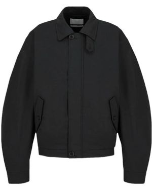Amomento Padded Throat-Latch Jacket - Black