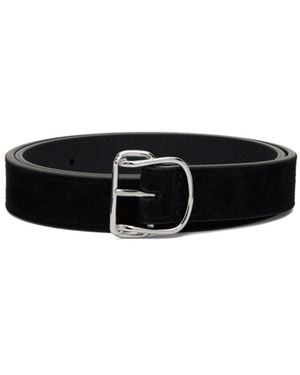 TOTEME Totême Buckle Detailed Belt - White