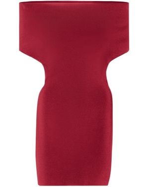 Jacquemus Cubista Mini Dress - Red