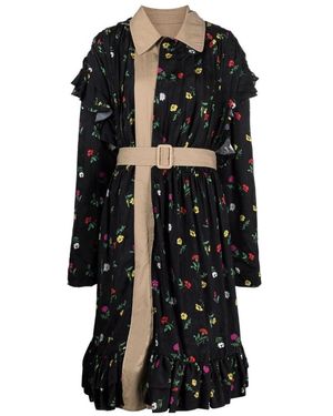 Balenciaga Reversible Trench Coat - Black