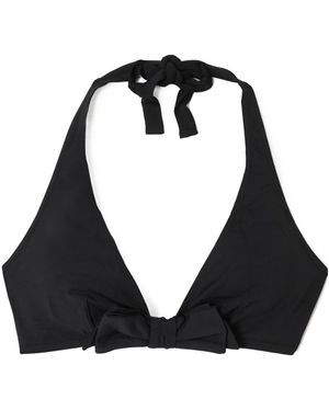 Eres Bow-Detail Halter Bikini - Black