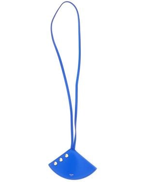 Celine Fan-Shaped Hanging Ornament - Blue