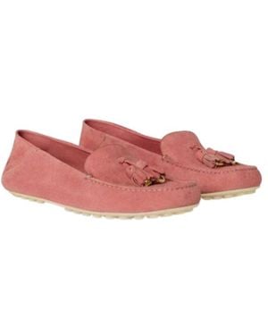 Loro Piana Round Head Business Dress Shoes - Pink