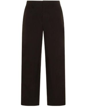 Herno Laminar Elastic-Waist Straight-Leg Trousers - Black