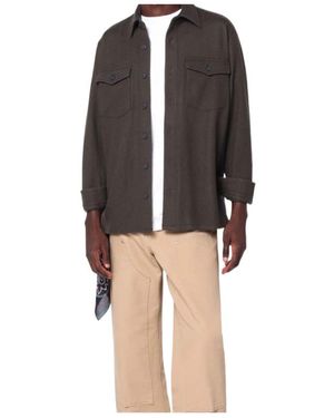 Destin Destin Overshirt Style Button-Up Shirt - Grey