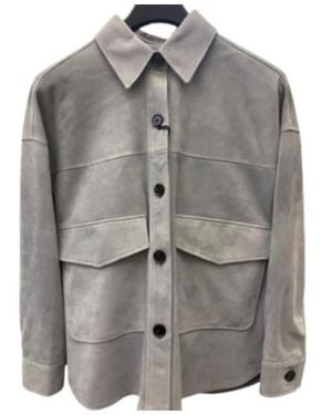Arma Suede Casual Jacket - Grey