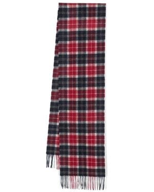 Barbour Pattern Scarf - Red