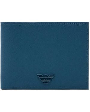 Emporio Armani Logo Wallet - Blue