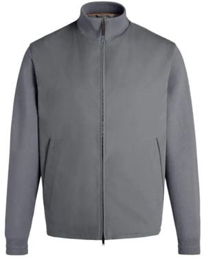 Tod's Zippered Pilot Casual Jacket - Gray