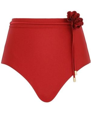 Zimmermann Bikini High Waist Trousers - Red