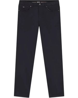 BOSS Delaware Logo-Patch Jeans - Blue