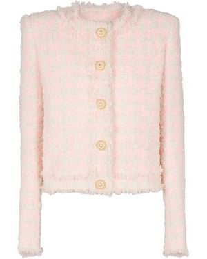 Balmain Tweed Jacket - Pink