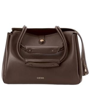 Loewe Medium Madrid Shoulder Bag - Brown