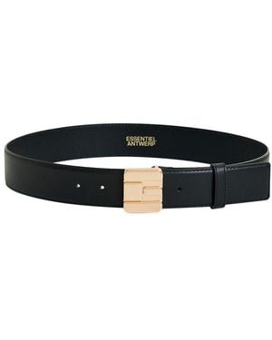 Essentiel Antwerp Lettering Belt - Black