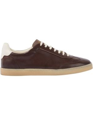 Brunello Cucinelli Leather Trainers - Brown