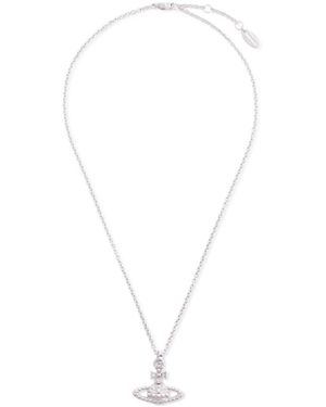 Vivienne Westwood Relief Orb Necklace - White