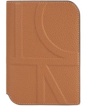 TOTEME Totême Logo Embossed Bifold Wallet - Brown