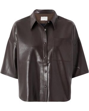 Citizens of Humanity Frances Cropped Shirt - Grey