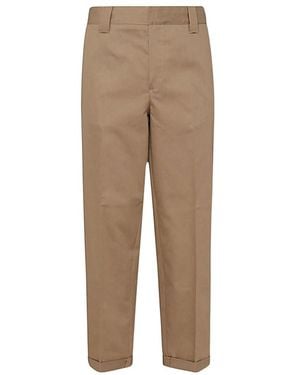 Golden Goose Straight Leg Tailored Trousers - Natural
