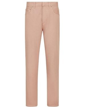 Dior Christian Straight-Leg Cropped Jeans - Natural