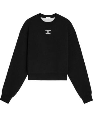 Celine Crewneck Jumper - Black