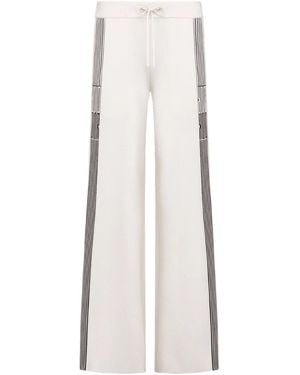 Dior Flared Trousers - White