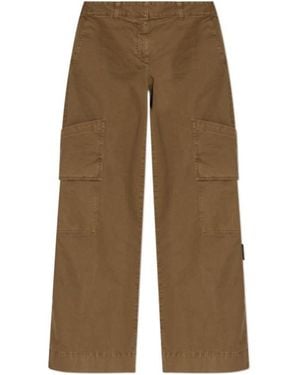 Off-White c/o Virgil Abloh Wide Leg Cargo Trousers - Brown