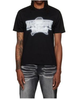 Mastermind Japan Neon Logo Short-Sleeve T-Shirt - Black