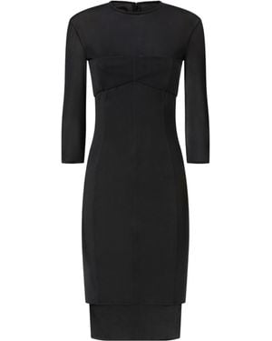 ワンピース PINKO Women Dresses 103889A208Z99 BLACK Pinko Woman Dress Valensole Crepe Stretch 103960-A20A Z99