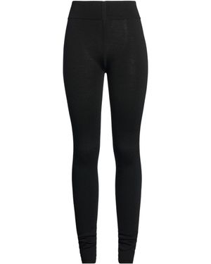Rick Owens Plain Color Leggings - Black