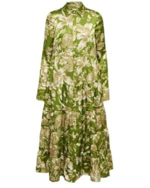 Erdem Palmira Floral Midi Dress - Green