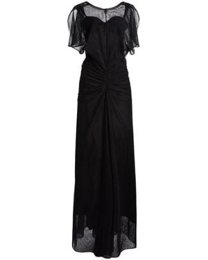 Victoria Beckham Short-Sleeved Dress - Black