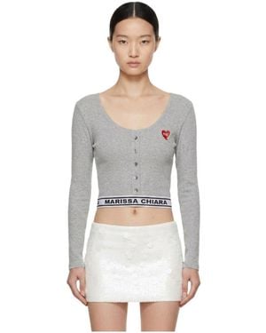 Marissa Chiara Long-Sleeved T-Shirt - Grey