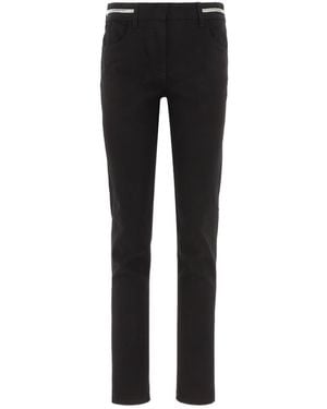 Givenchy 4G Embellished Skinny Jeans - Black