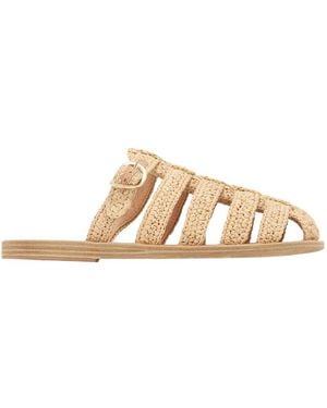 Ancient Greek Sandals Cosmia Slippers - Metallic