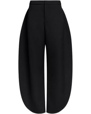 Alaïa Virgin Wool Petal Pants - Black