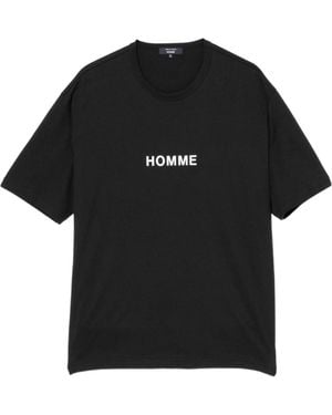 Comme des Garçons Logo-Print T-Shirt - Black